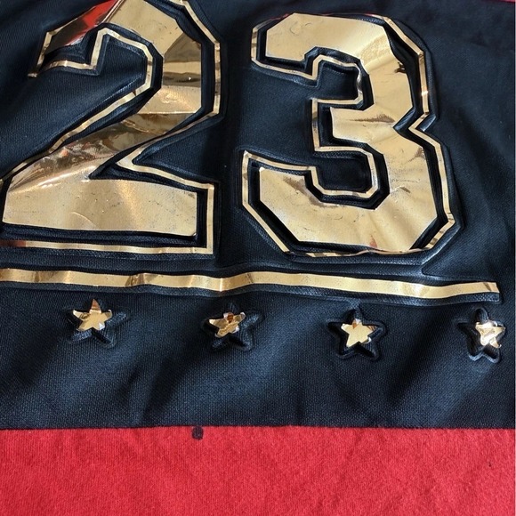 Brooklyn Laundry 23 Red Splatter Crew Neck T Shirt Medium - Picture 7 of 10